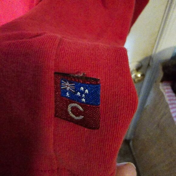 Coogi Tee Shirt 4XL Men's Long Sleeve Red‎ Graphic Print - Picture 6 of 6